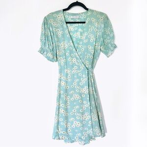 Faithfull the Brand Wrap Mini Dress